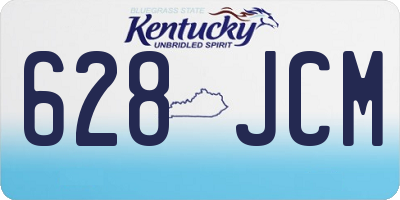 KY license plate 628JCM