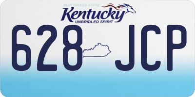 KY license plate 628JCP