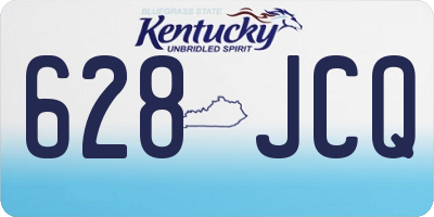 KY license plate 628JCQ