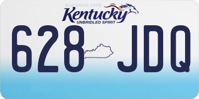 KY license plate 628JDQ
