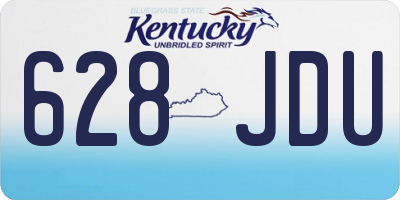 KY license plate 628JDU
