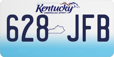 KY license plate 628JFB