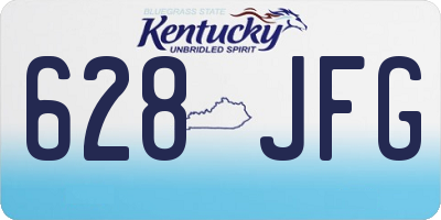 KY license plate 628JFG
