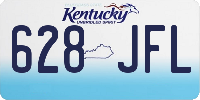KY license plate 628JFL