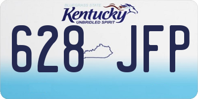 KY license plate 628JFP