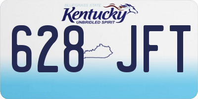 KY license plate 628JFT