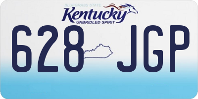 KY license plate 628JGP