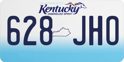 KY license plate 628JHO