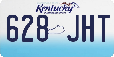KY license plate 628JHT