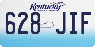 KY license plate 628JIF