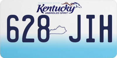 KY license plate 628JIH