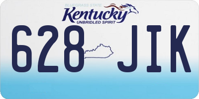 KY license plate 628JIK