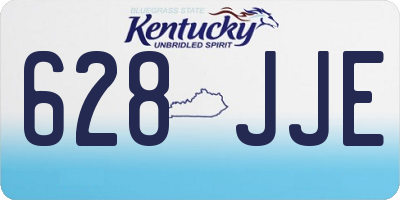 KY license plate 628JJE