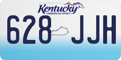 KY license plate 628JJH