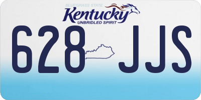 KY license plate 628JJS
