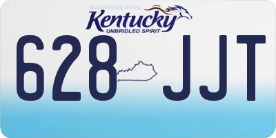 KY license plate 628JJT