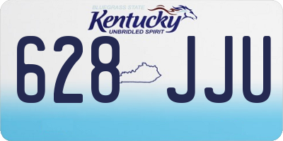 KY license plate 628JJU
