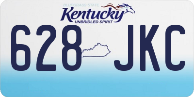 KY license plate 628JKC