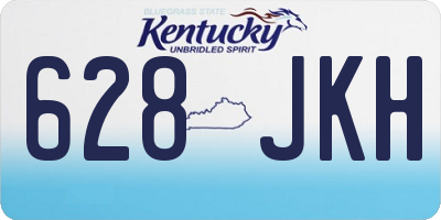 KY license plate 628JKH