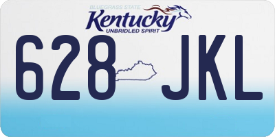 KY license plate 628JKL