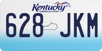 KY license plate 628JKM