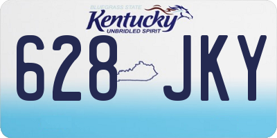 KY license plate 628JKY