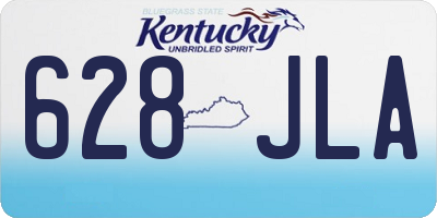 KY license plate 628JLA