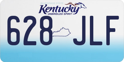 KY license plate 628JLF