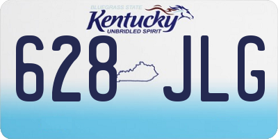 KY license plate 628JLG