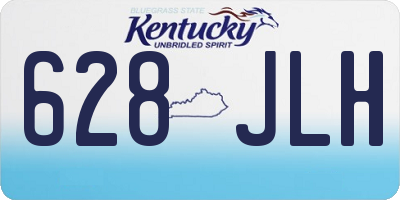 KY license plate 628JLH