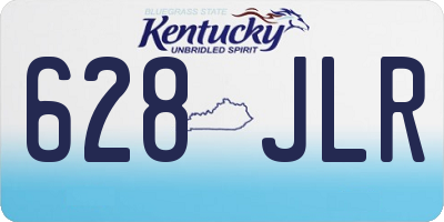 KY license plate 628JLR