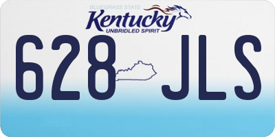 KY license plate 628JLS