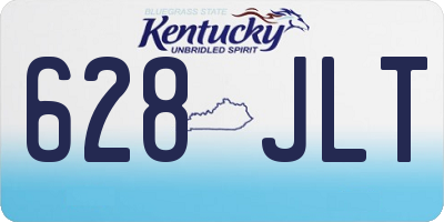 KY license plate 628JLT