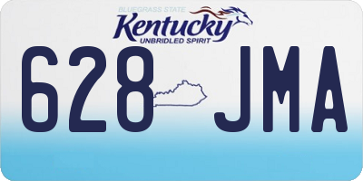 KY license plate 628JMA
