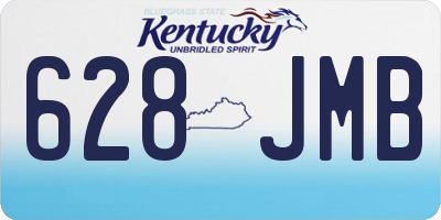 KY license plate 628JMB