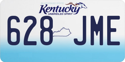 KY license plate 628JME