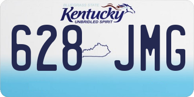 KY license plate 628JMG