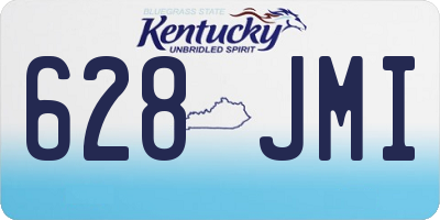 KY license plate 628JMI