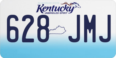 KY license plate 628JMJ