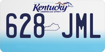 KY license plate 628JML