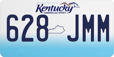 KY license plate 628JMM