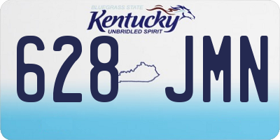 KY license plate 628JMN