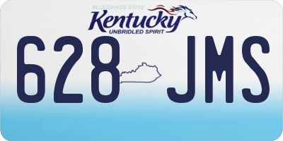 KY license plate 628JMS