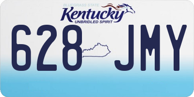 KY license plate 628JMY