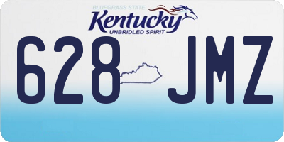 KY license plate 628JMZ