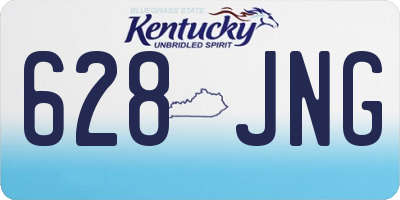 KY license plate 628JNG