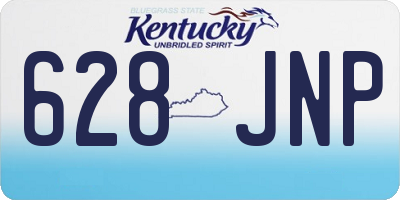 KY license plate 628JNP