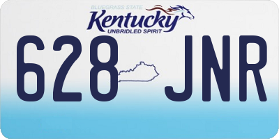KY license plate 628JNR