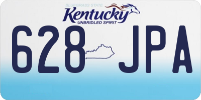 KY license plate 628JPA