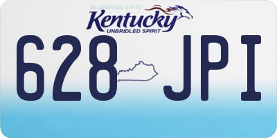 KY license plate 628JPI